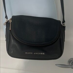 Marc Jacobs Elegant Black genuine leather Crossbody Bag